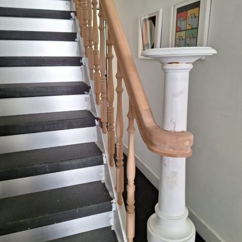 Renovatie trapleuning